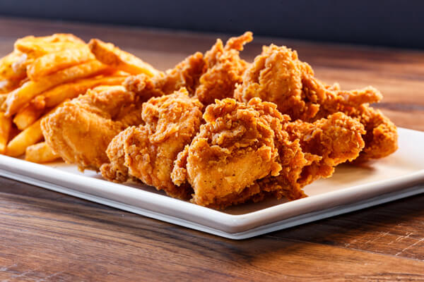 Chicken fingers and fries