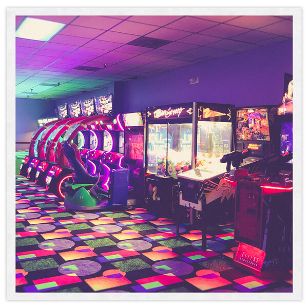Some of the games in our arcade